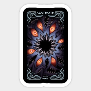 Lovecraft Tarot The World Sticker